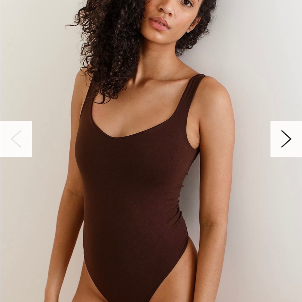 Hunter and Brown Women Bodysuit Medium